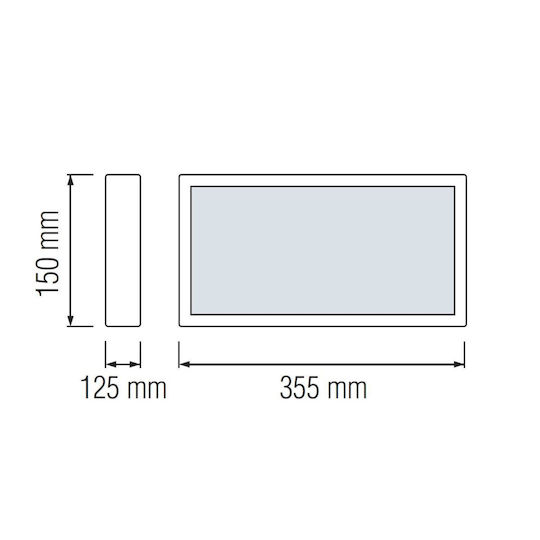 Horoz Electric Rechargeable LED Exit Emergency Light 1pcs