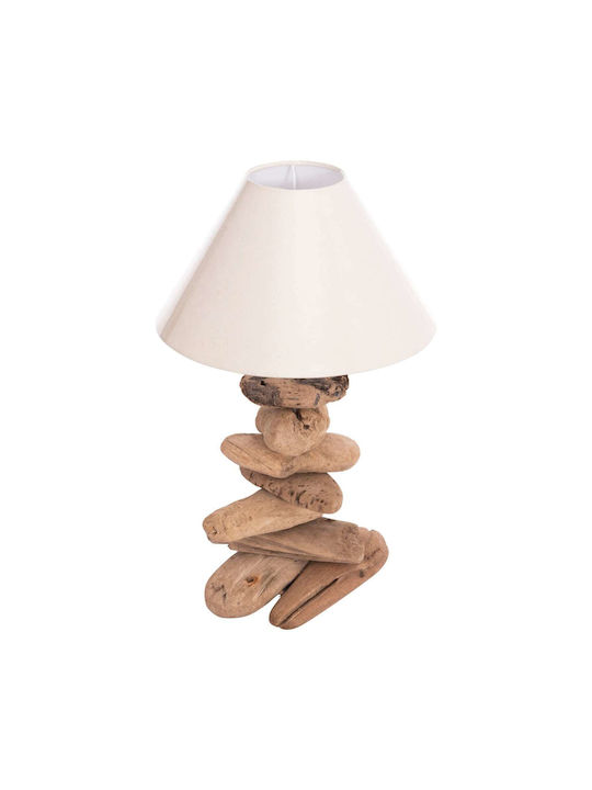 Freebox Table Lamp with White Shade