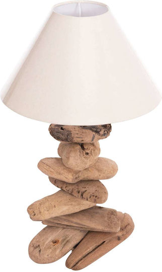 Freebox Table Lamp with White Shade