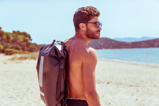 Maui & Sons Waterproof Bag Backpack Black