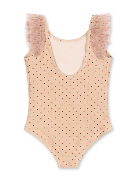 Konges Slojd Kids One-Piece Beige Swimsuit