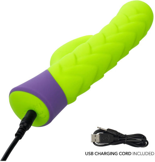 Calexotics Dragon G Δονητής Rabbit Πράσινος