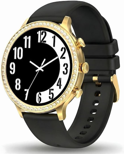 Smartwatch Gravity Gold Strap Bracelet Gt5-1