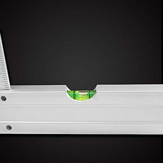 Carpenters Aluminum Angle Ruler Length 25cm with Spirit Level