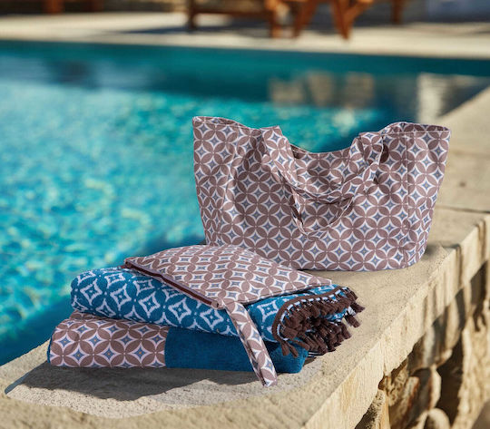 Nef-Nef Homeware Sparkle Fringes Ροζ με Κρόσσια 90x170εκ.