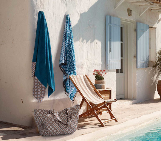 Nef-Nef Homeware Sparkle Fringes Ροζ με Κρόσσια 90x170εκ.
