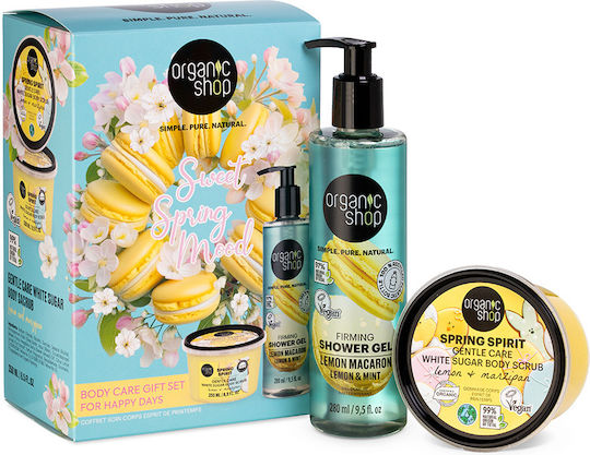 Natura Siberica Sweet Spring Mood Skin Care Set for Body Cleaning & Brightening 2 Pieces