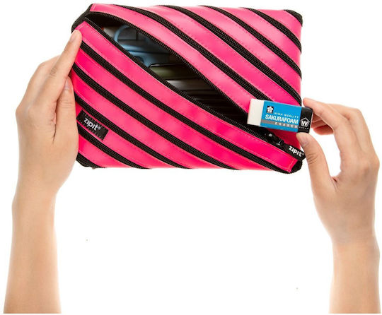 Zipit Grafoplas Gefüllte Stoff-Federmäppchen Rosa