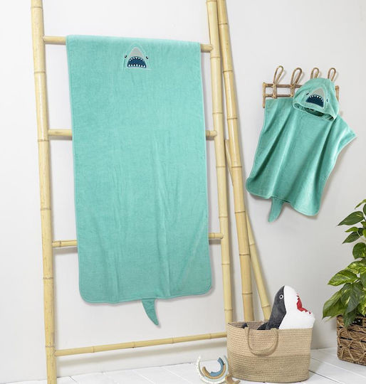 Nima Mako Kid's Beach Poncho Light Blue 60cm