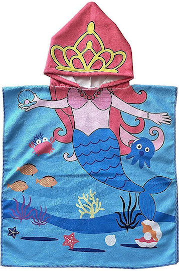 Kid's Beach Poncho Microfiber 60x120cm Summertiempo 622961