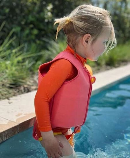 Swim Essentials Kids' Life Jacket Neoprene with Removable Bricks Orange