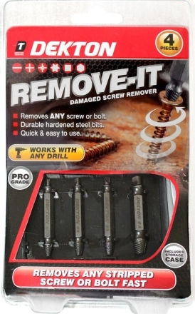 Dekton Set Puller Tools for Screws 4 Pieces