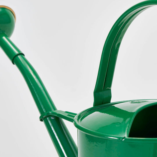 Watering Can House Doctor Wan Green Small Galvanized Steel L 36 Cm H 25 Cm Dia 13 Cm