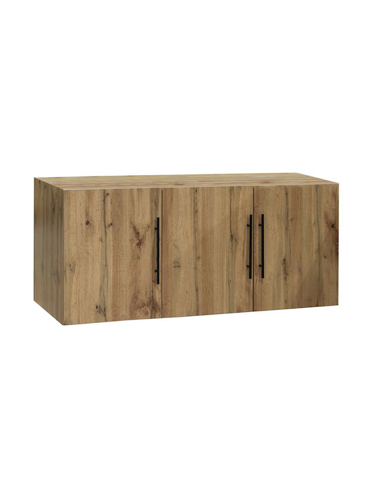 HomeMarkt Rectangular Loft Closet from Chipboard Natural 150x55x6cm HM747.12