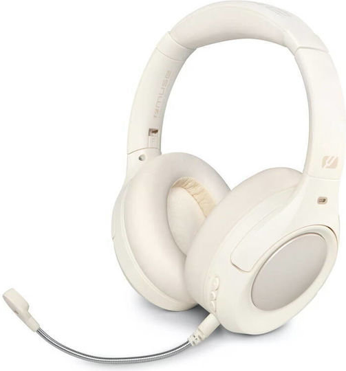 Muse M-295ANCW Wireless / Wired Over Ear Headphones White