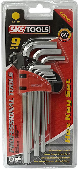 SKS Tools Σετ 9 Κλειδιά Allen