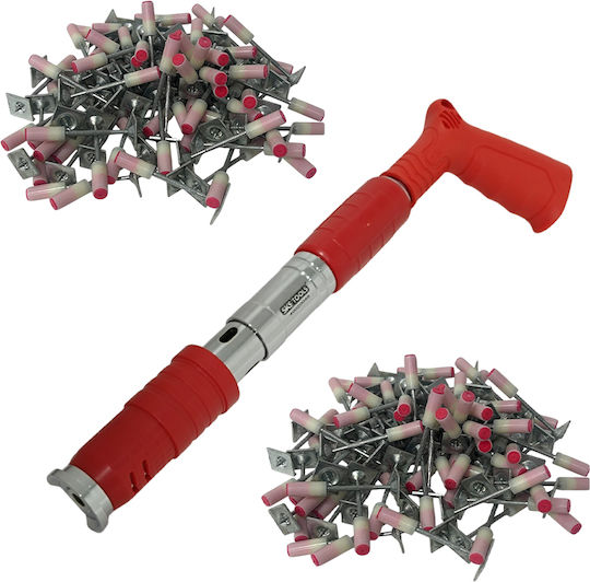 Nail Gun Concrete Spring 2 1 300 Nails Length 47mm Square Plate Capsule 8.3mm Sks Tools 40020048s