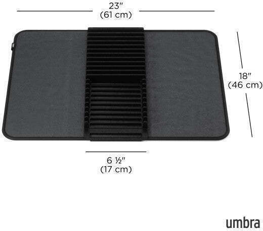 Umbra Udry Sink Strainer Plastic Black 58x46x4cm