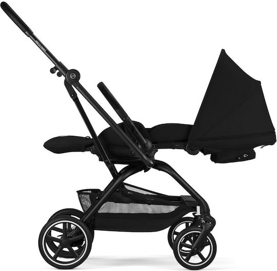 Cybex Eezy S Twist+2 Reversible Baby Stroller Suitable for Newborn Black 8.8kg