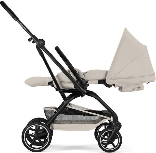 Cybex Eezy S Twist+2 Reversible Baby Stroller Suitable for Newborn Dune Grey 8.8kg