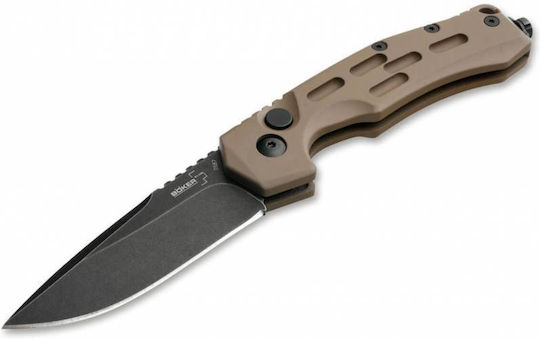 Boker Thunder Storm Automatik Coyote Taschenmesser Überleben Braun