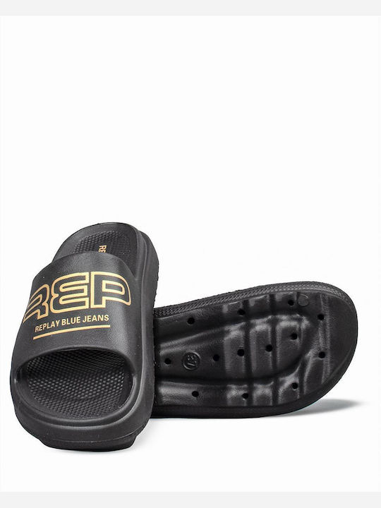 Flip Flops in Black Colour