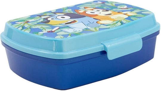 Bluey Plastic Kids Food Container Green
