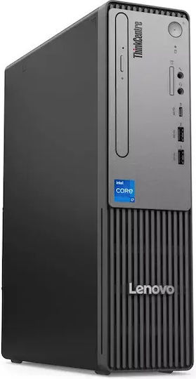 Lenovo ThinkCentre Neo 50s G5 12XD007QBL SFF Настолен Компютър (i3-14100/16GB DDR5/2TB SSD/W11 Pro) с Клавиатура (БГ)