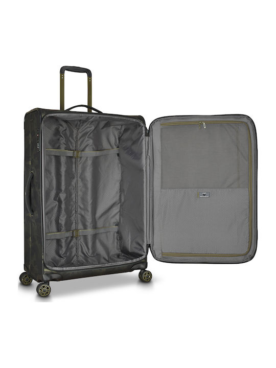 Roncato Large Black Suitcase With 4 Wheels Height 77cm