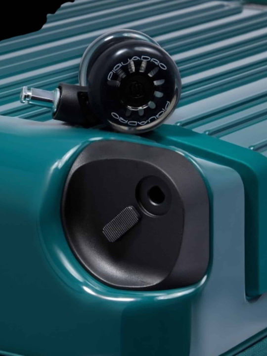 Piquadro Μεγάλη Βαλίτσα Ταξιδίου Pop Green με 4 Ρόδες Ύψους 80εκ.