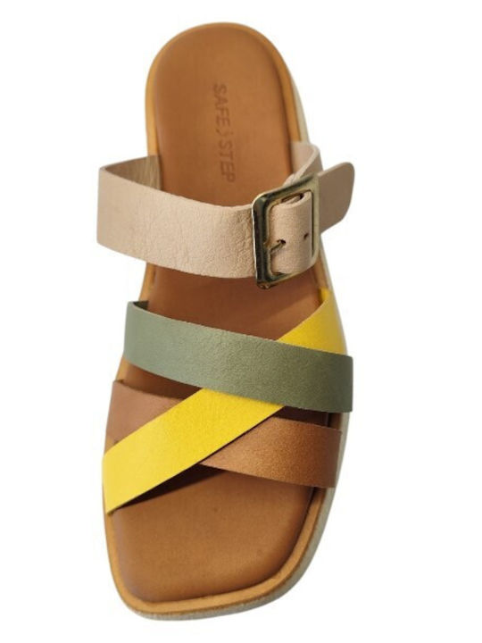 Anatomic Summer Women's Platform Sandals in Slipper Style Multicolour
