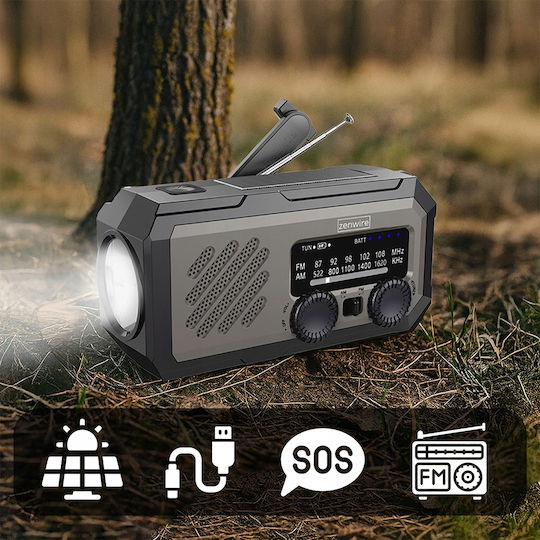 Zenwire Vibe Y2 Handheld Radio Solar mit USB Schwarz