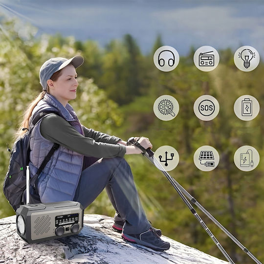 Zenwire Vibe Y2 Handheld Radio Solar mit USB Schwarz