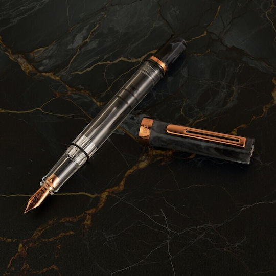 Twsbi Πένα Καλλιγραφίας Extra Fine Μαύρη με Μαύρο Μελάνι