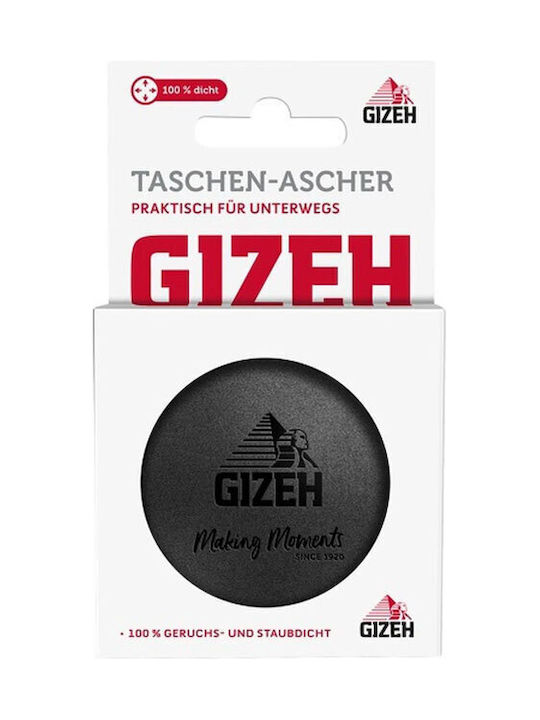 Gizeh Τασάκι Τσέπης Πλαστικό Black 6cm Gizeh Τασάκι Τσέπης Πλαστικό Black 6cm