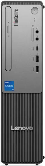 Lenovo ThinkCentre Neo 50s Gen 5 12XD008CBL SFF Настолен Компютър (i5-14400/16GB DDR5/512GB SSD + 1TB HDD/W11 Pro) с Клавиатура (БГ)