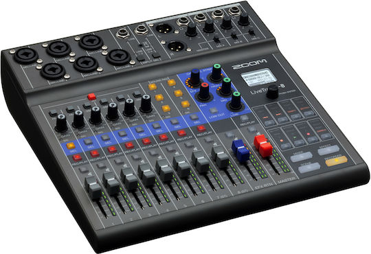 Zoom LiveTrak L-8 Ψηφιακή Κονσόλα 8 Καναλιών με Phantom Power & 6 Εισόδους XLR Mic Set