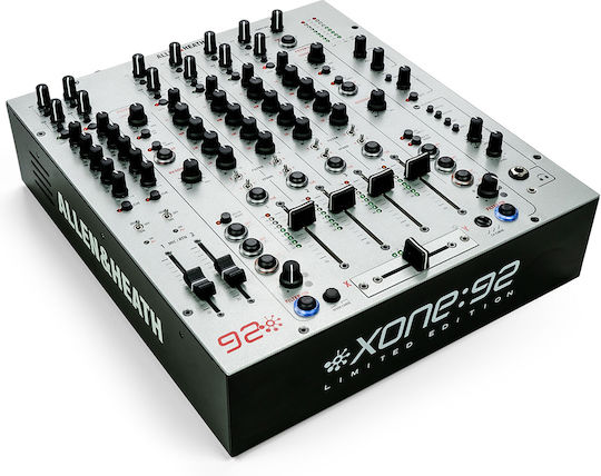 Allen & Heath Xone:92 M-144.999 Αναλογικός Μίκτης 6.0 Καναλιών / 2 Εισόδους XLR Silver