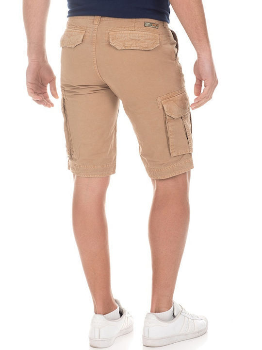 Pantaloni Scurți Bărbați Cargo Bej