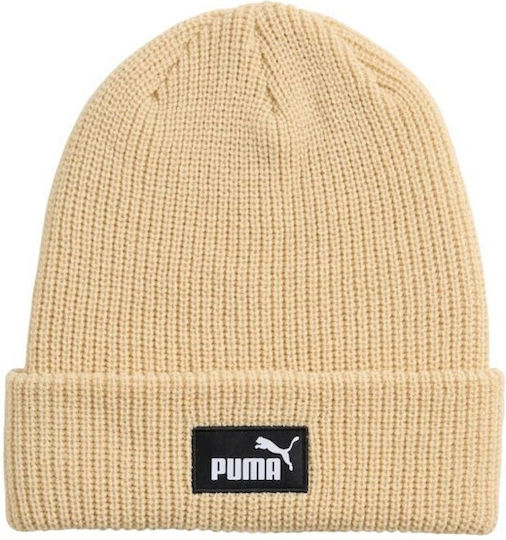 Beanie Căciulă Tricotată Pentru Bărbați În Culoare Bej