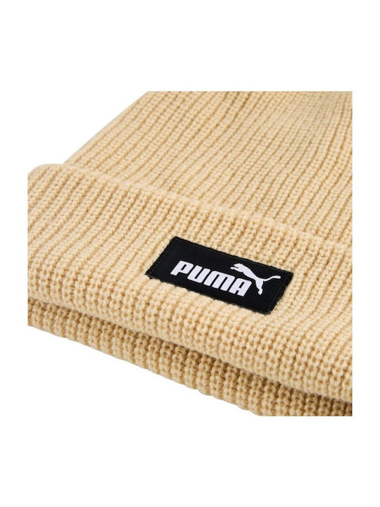Beanie Men's Knitted Beanie in Beige Colour