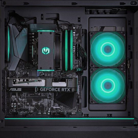 Actina Гейминг Настолен компютър (Ryzen 5-5600X/32GB DDR4/1.0TB SSD/GeForce RTX 5060/Без операционна система)