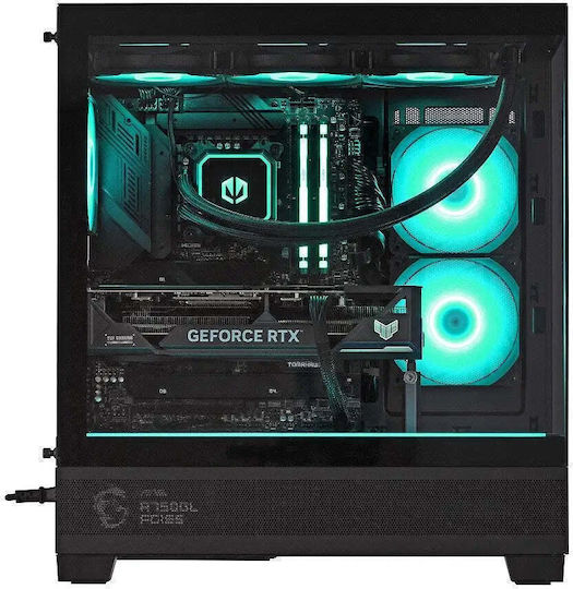 Actina Гейминг Настолен Компютър Ryzen 7-7700X 32GB DDR5 1TB SSD Radeon RX 9070 XT Без Операционна Система