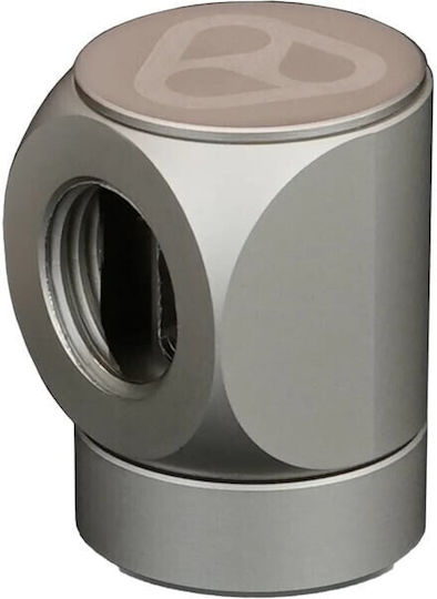 Thermal Grizzly Grizzly Deltamate Rotary Fitting Ff90° Nickel Silver