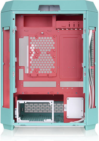 Thermaltake View 600 TG Gaming Full Tower Κουτί Υπολογιστή με Πλαϊνό Παράθυρο Mint Strawberry