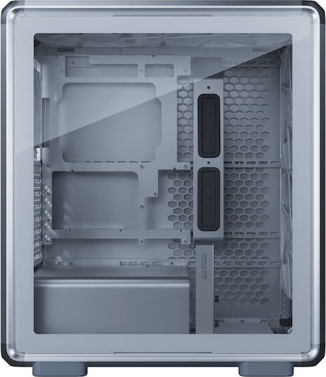 CoolerMaster MasterFrame 500 Mesh Midi Tower Κουτί Υπολογιστή Ασημί
