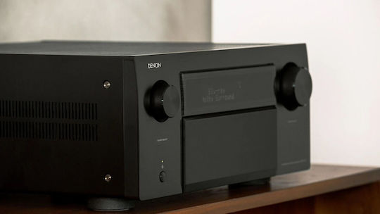 Denon AVC-A1H Home Cinema Amplifier 4K/8K 15.4 Channels 150W/8Ω 190W/6Ω with HDR and Dolby Atmos Black