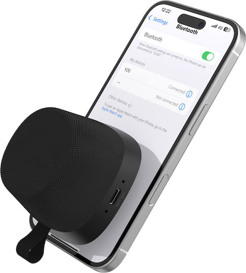 Dudao Y20 Ηχείο Bluetooth με Διάρκεια Μπαταρίας έως 6 ώρες Μαύρο