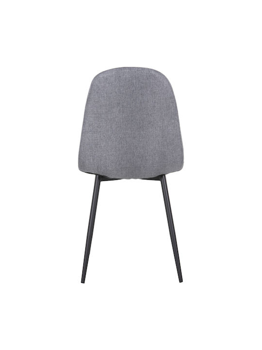 Leonardo Scaun Sala De Mese Cu Material Textil Gri 42x49x84cm