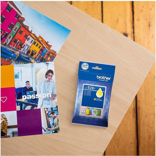 Brother LC528Y Original Inkjet Printer Ink Yellow (LC-528Y)